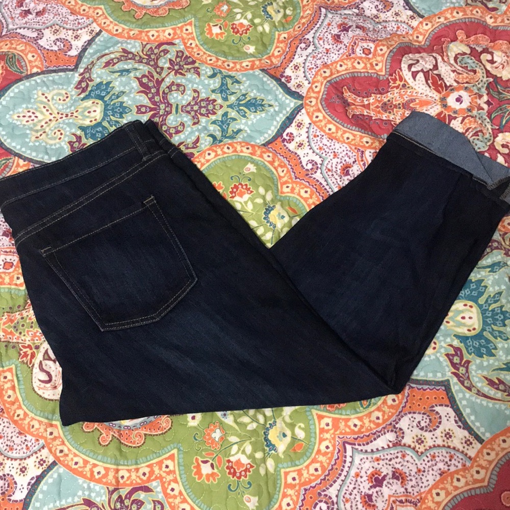 GAP Straight Cuff cropped jeans SZ 12
